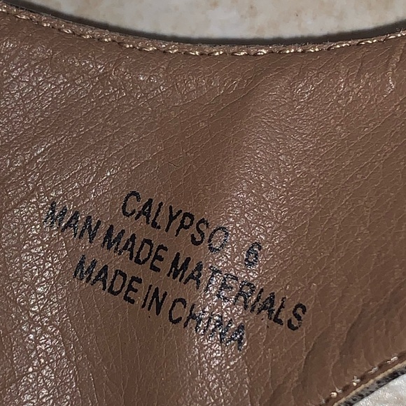 Boutique by CORKYS faux snakeskin calypso peep toe wedges women’s shoes size 6 - Picture 8 of 10